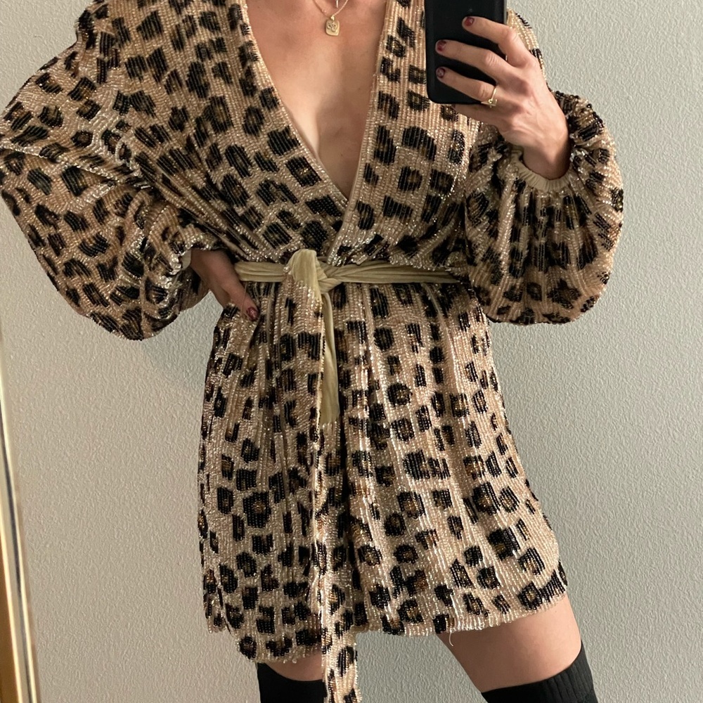 Retrofete sequence mini dress.